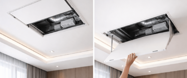 上掀式與下掀式維修孔差在哪？天花板裝修重點一次掌握